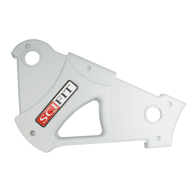 Left Cover, White With Decal, Pro2, Scifit