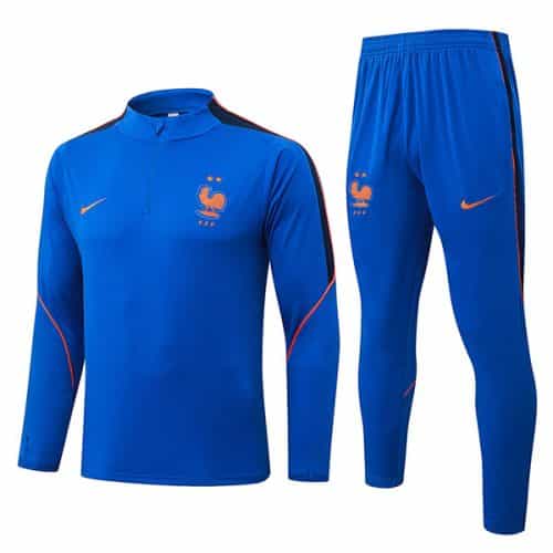 2026-2027 France Training Suit Blue